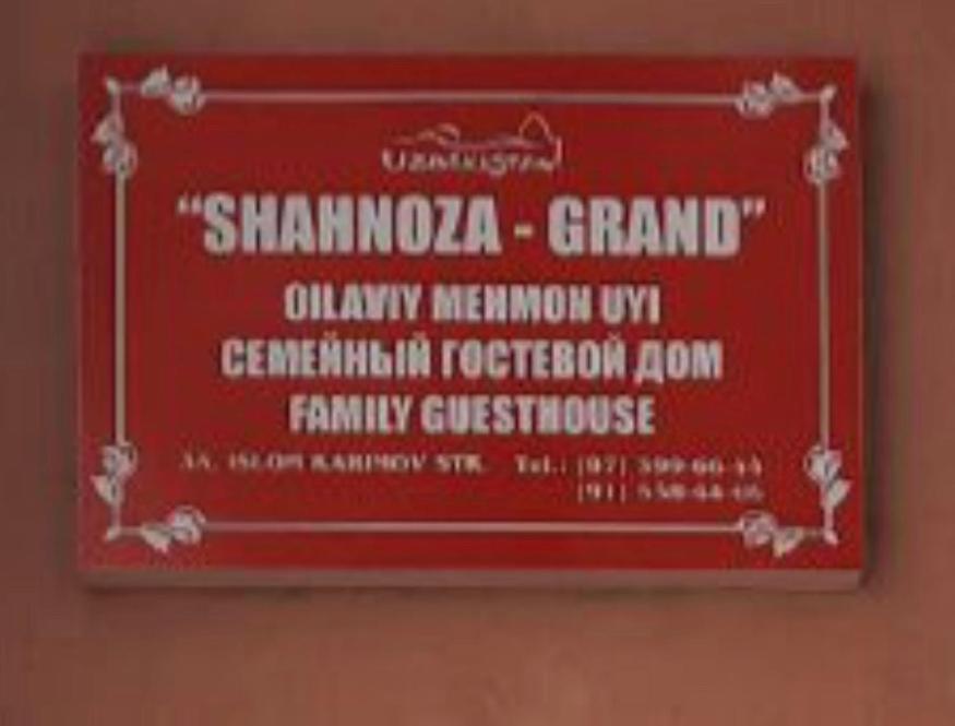 Shahnoza Grand Hotell Samarkand Exteriör bild
